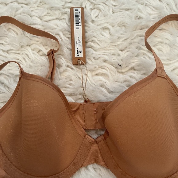 SKIMS Weightless Demi Bra Ochre Brown Underwire BR-DEM-1893 Size 34A NWT - Picture 3 of 4